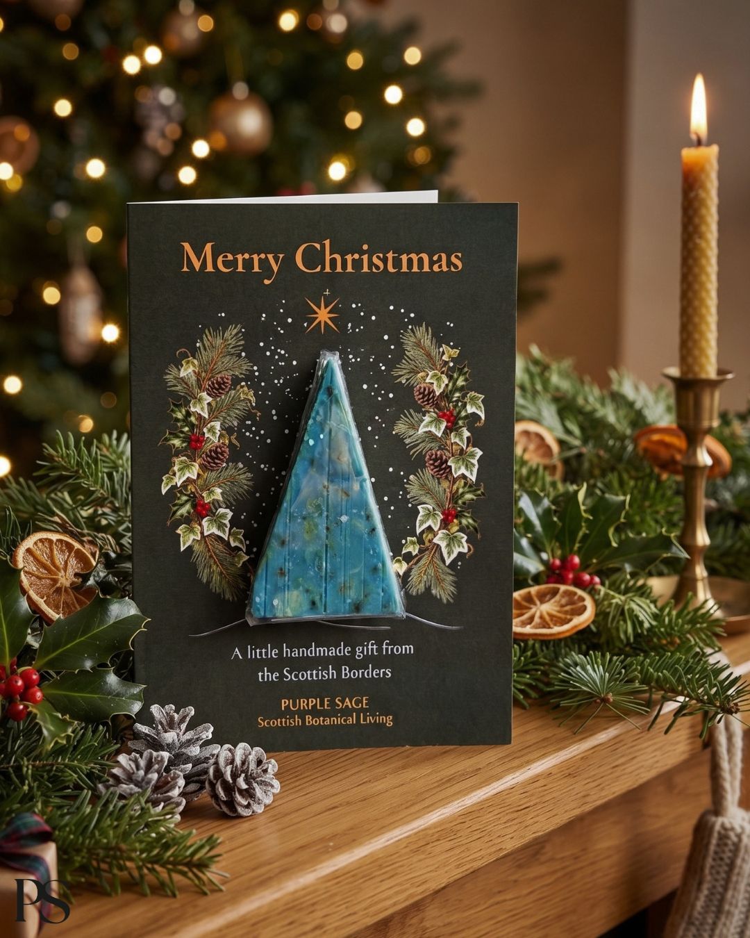 Botanical Soap Christmas Cards