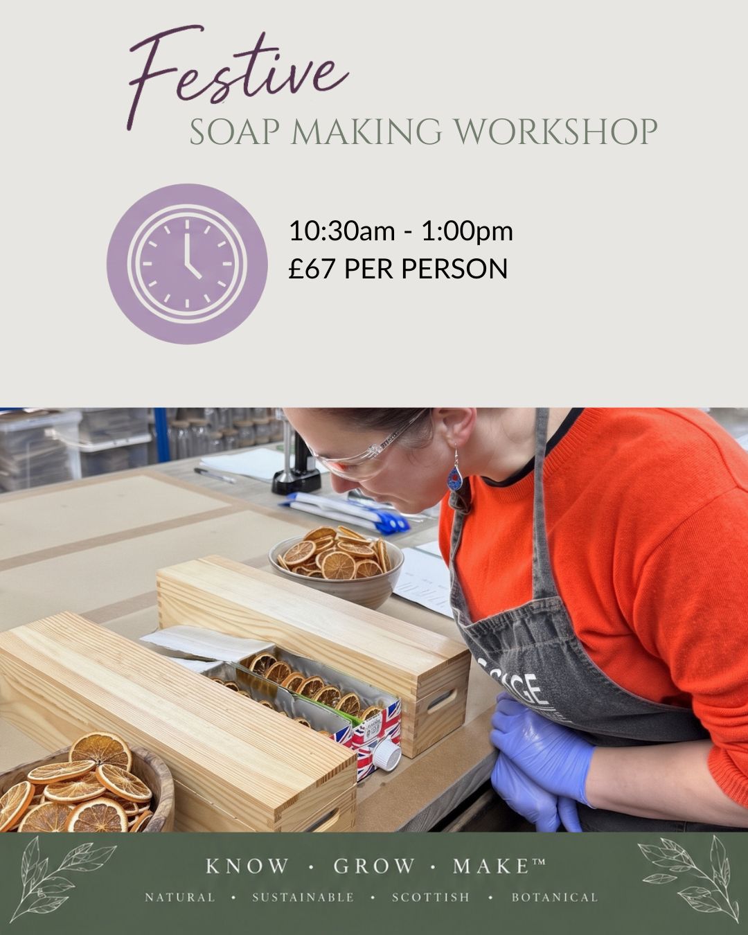 Festive Soap Making Workshop