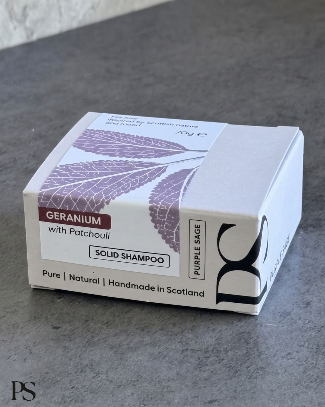 Geranium & Patchouli Solid Shampoo Bar