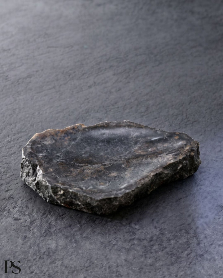 Natural Grey Marble Soap Dish