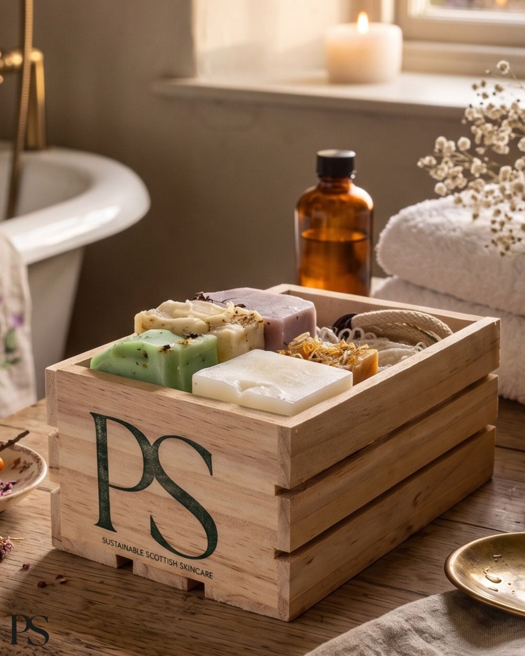 Mini  Botanical Soap Crate