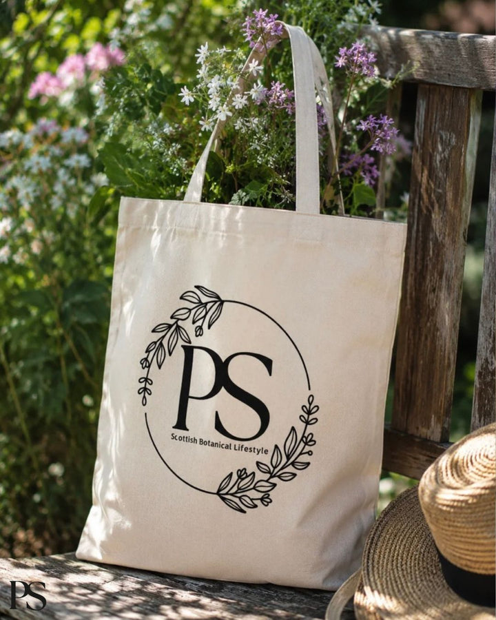 Scottish Botanical Cotton Tote